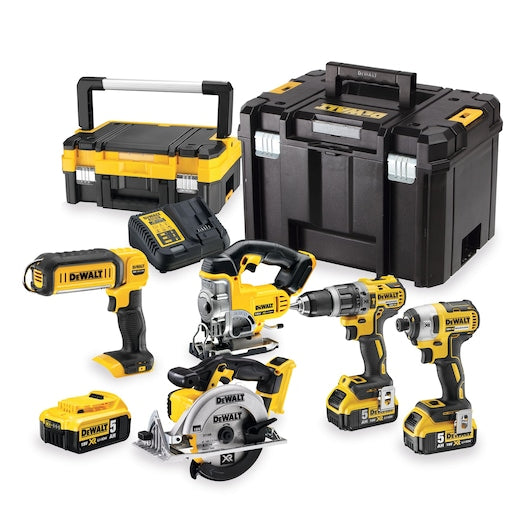 Kit combinado de 5 herramientas XR® de 18 V Dewalt (DCK551P3T-QW) - 3 x 5 Ah