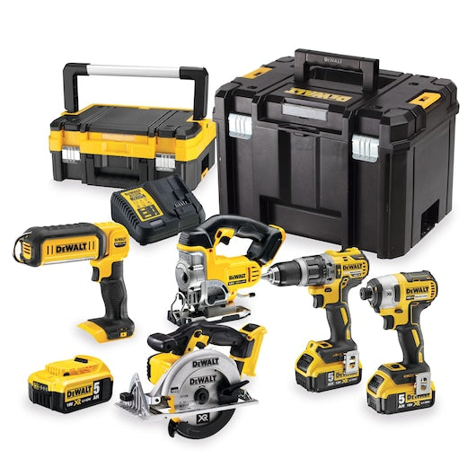 Kit combinado de 5 herramientas XR® de 18 V Dewalt (DCK551P3T-QW) - 3 x 5 Ah