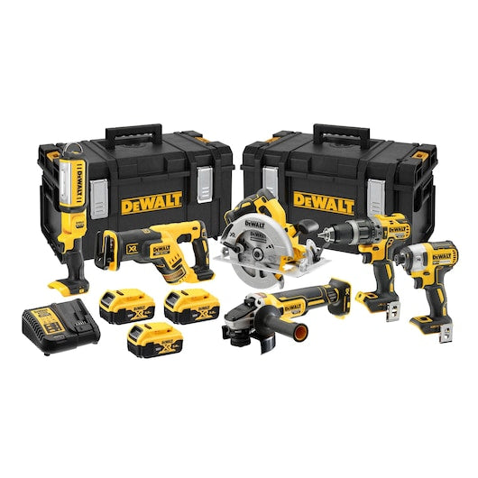 Kit combinado de 6 herramientas sin escobillas Dewalt (DCK623P3-QW) XR® de 18 V - 3 x 5 Ah