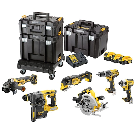 Kit combinado de 6 herramientas sin escobillas Dewalt (DCK685P3T-QW) XR® de 18 V - 3 x 5 Ah