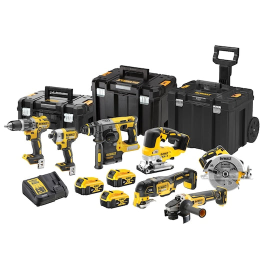 Kit combinado de 7 herramientas sin escobillas XR® de 18 V Dewalt (DCK755P3T-QW) - 3 x 5 Ah