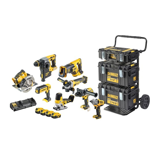 Kit combinado de 8 herramientas sin escobillas Dewalt (DCK856P4-QW) XR® de 18 V - 4 x 5 Ah