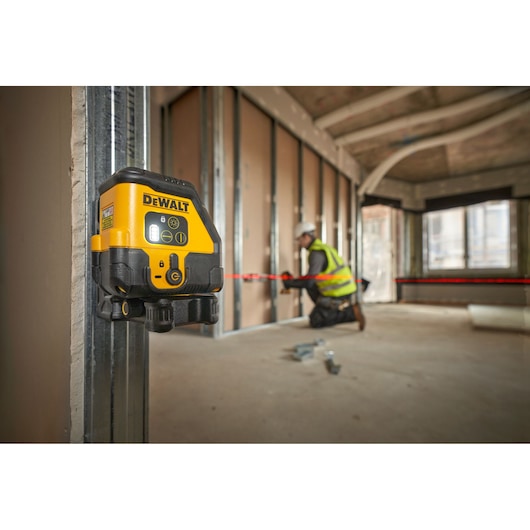 Laser de feixe vermelho de linha cruzada USB-C Dewalt (DCLE14201RB-XJ)