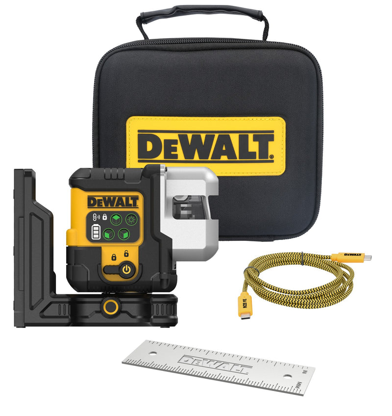 Dewalt (DCLE14301GB-XJ) Laser de feixe verde 3 x 180 USB