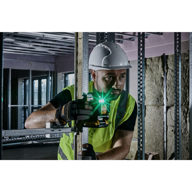 Dewalt (DCLE34021N-XJ) Laser de feixe verde de linha cruzada