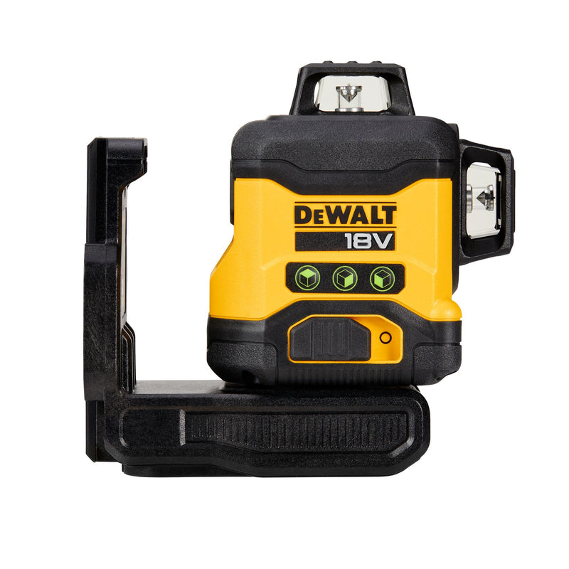 Laser compacto Dewalt (DCLE34031N-XJ) 18V XR 3 x 360º com feixe verde (apenas ferramenta)