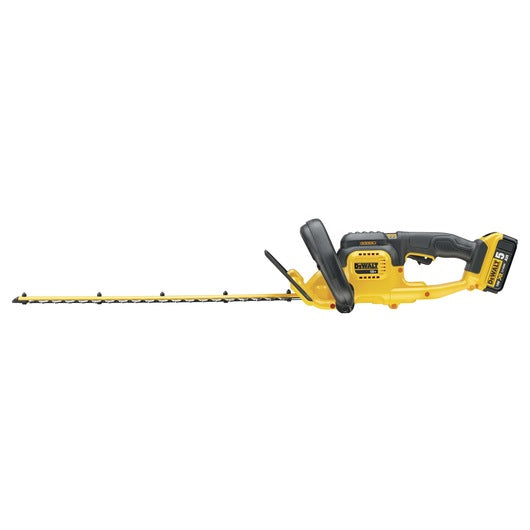 Cortador de sebes Dewalt (DCM563P1-QW) 18V XR® de 55 cm (espaçamento da lâmina de 19 mm) - 1 bateria de 5 Ah