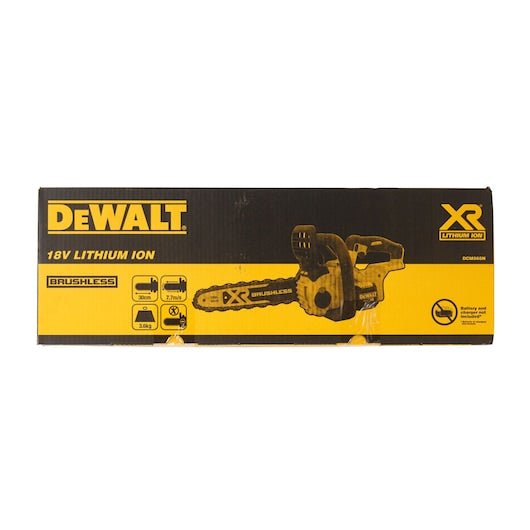 Motosserra compacta Dewalt (DCM565N-XJ) 18V XR® sem escovas de 30 cm - Somente a ferramenta