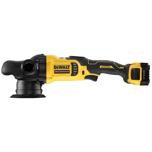 Polidora rotativa-orbital sem escovas Dewalt (DCM848P2-QW) 18V XR® de 125 mm - 2 baterias de 5 Ah
