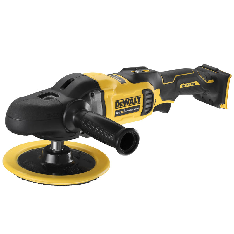 Polidora rotativa sem escovas Dewalt (DCM849N-XJ) 18V XR de 180 mm (apenas ferramenta)