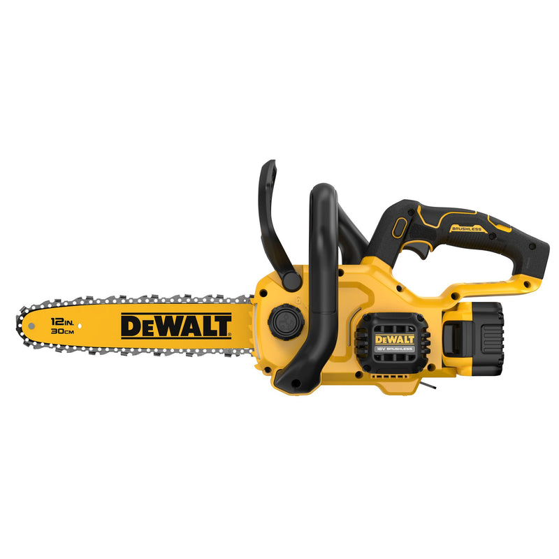 Motosierra compacta sin escobillas Dewalt (DCMCS565P1-QW) XR de 18 V y 30 cm (1 kit de 5 Ah)
