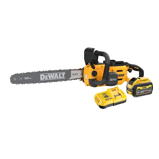 Motosserra de alta potência Dewalt (DCMCS575X1-QW) 54V XR FLEXVOLT® de 50 cm - 1 x 9 Ah