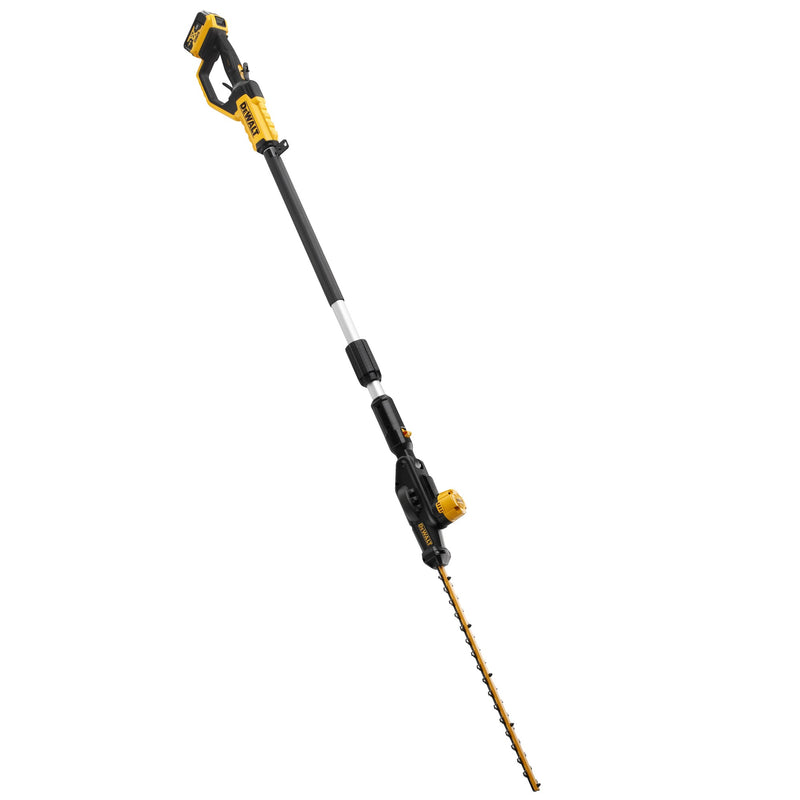 Cortasetos de pértiga Dewalt (DCMPH566P1-QW) XR de 18 V y 55 cm (separación de cuchillas de 25 mm) - 1 batería de 5 Ah