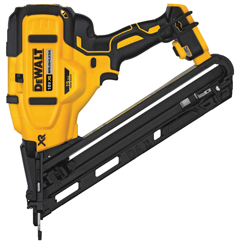 Pregador pneumático Dewalt (DCN650N-XJ) 18V XR sem escovas, calibre 15 (apenas ferramenta)