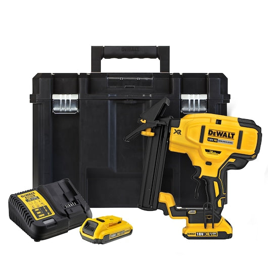 Grampeador de piso Dewalt (DCN682D2-QW) 18V XR sem escova, calibre 18 - 2 x 2Ah