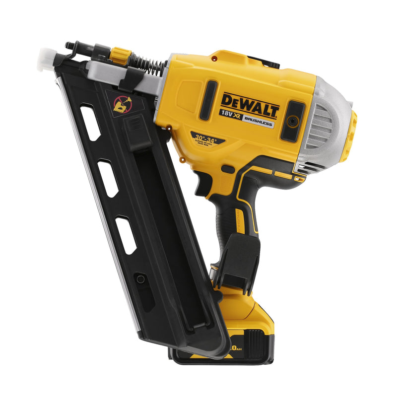 Clavadora de armazón sin escobillas XR de 18 V Dewalt (DCN692P2-QW) - 2 x 5 Ah