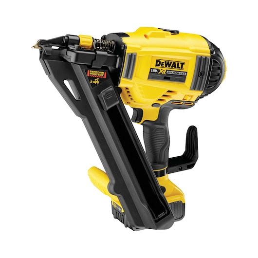 Pregador pneumático Dewalt (DCN693P2-QW) 18V XR® sem escovas para conectores metálicos - 2 baterias de 2Ah