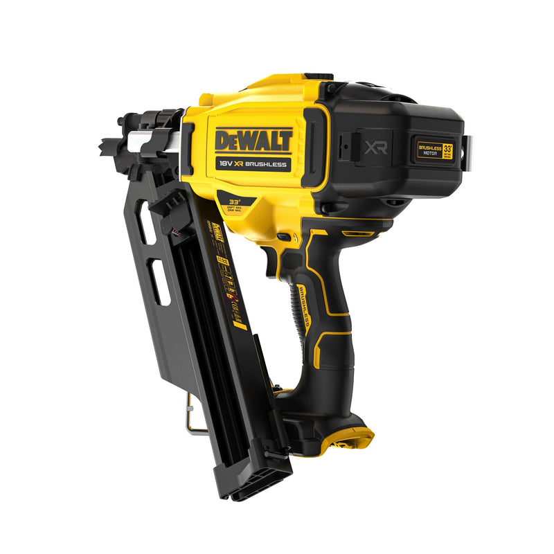 Pregador pneumático Dewalt (DCN930N-XJ) 118V XR sem escovas, 33º, 90 mm (apenas ferramenta)