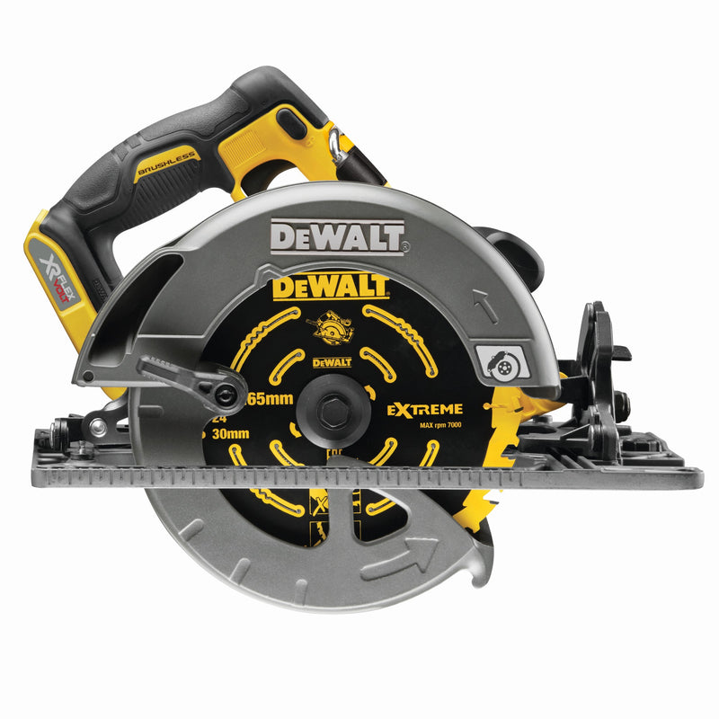 Sierra circular Dewalt (DCS579NT-XJ) XR FLEXVOLT de 54 V y 190 mm compatible con riel (solo herramienta)