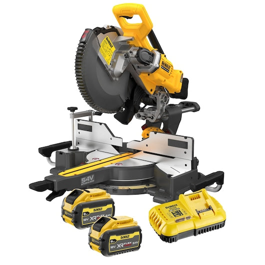 Serra de esquadria Dewalt (DCS781X2-QW) 54V XR FLEXVOLT® 305mm - 2 x 9Ah