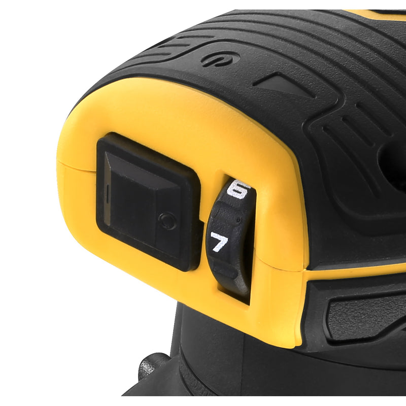 Lixadora orbital aleatória Dewalt (DCW210P2-QW) 18V XR sem escovas, 125 mm - 2 baterias de 5 Ah