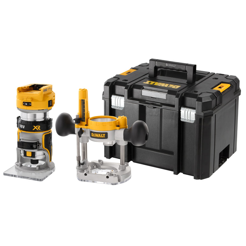 Dewalt (DCW604NT-XJ) 18V XR Brushless 8mm 1/4" Plunge Router (tool only)