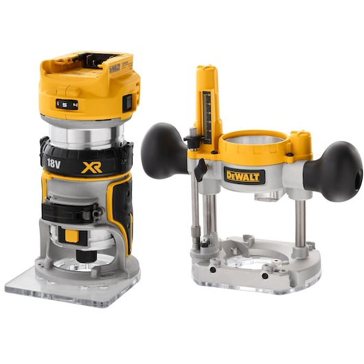 Tupia de imersão Dewalt (DCW604N-XJ) 18V XR® sem escovas, 8 mm, 1/4" - Somente a ferramenta