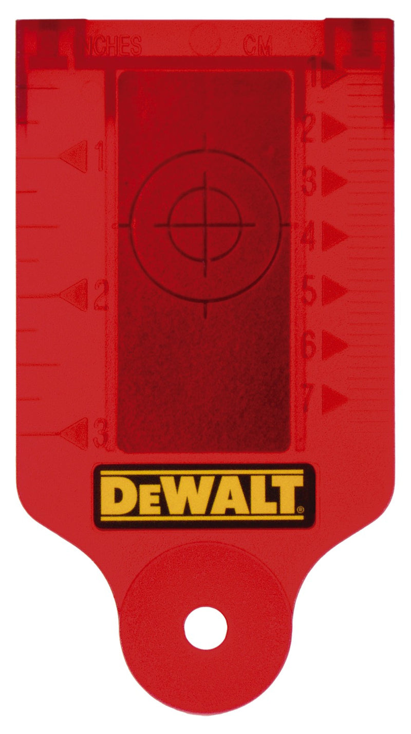 Cartão alvo laser vermelho Dewalt (DE0730-XJ)