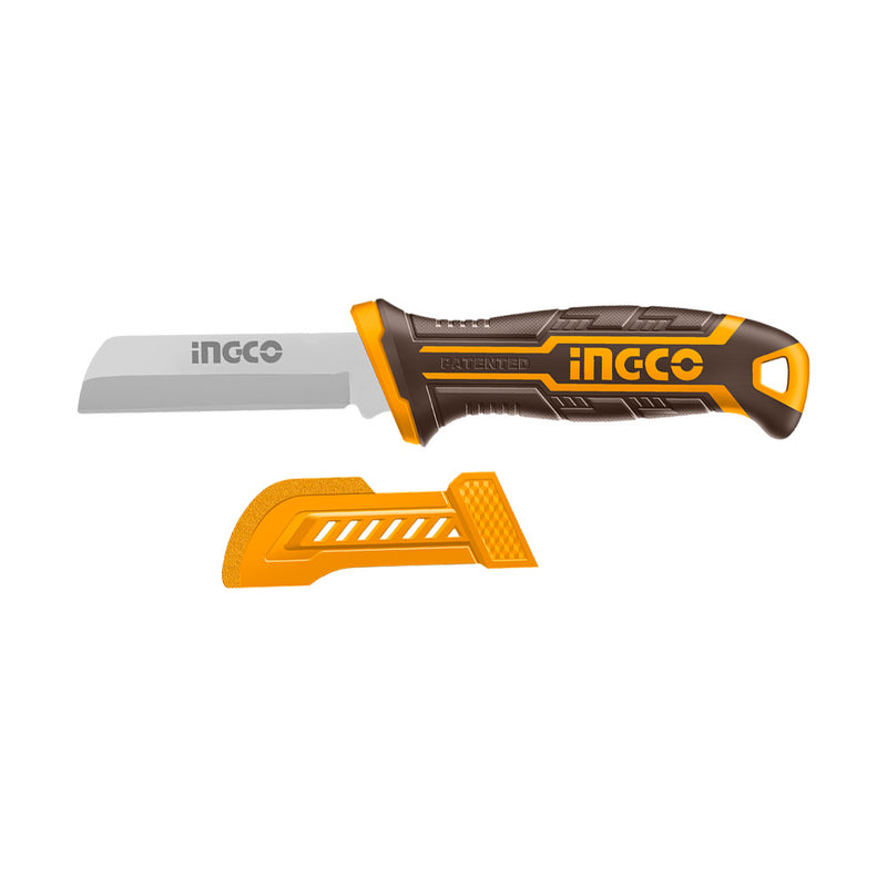 INGCO (HPK82101) 200mm Pro Handle Stripping Knife With Straight Blade
