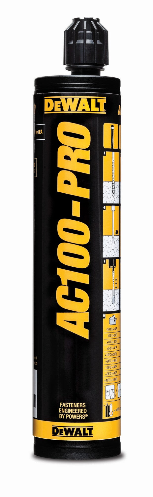 Dewalt (DFC1230050) 300ml AC100-PRO Âncora adesiva em viniléster (1 unidade)