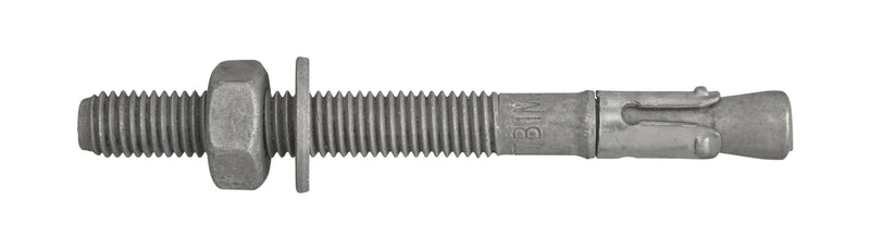 Dewalt (DFM1150320) Perno pasante de alto rendimiento M10 x 100 mm galvanizado por inmersión en caliente (paquete de 50)