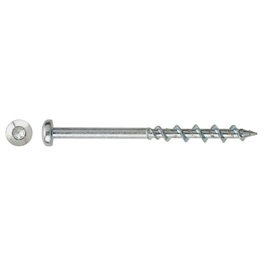 Dewalt (DFM4260025) Parafuso Panel Head T25 WALL DOG® 50mm Cromado (Pacote com 100)