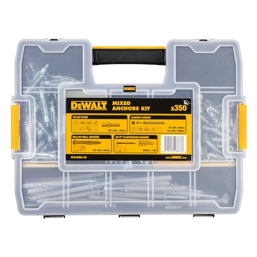 Kit de ancoragem mista Dewalt (DFMMIX350) com 350 peças