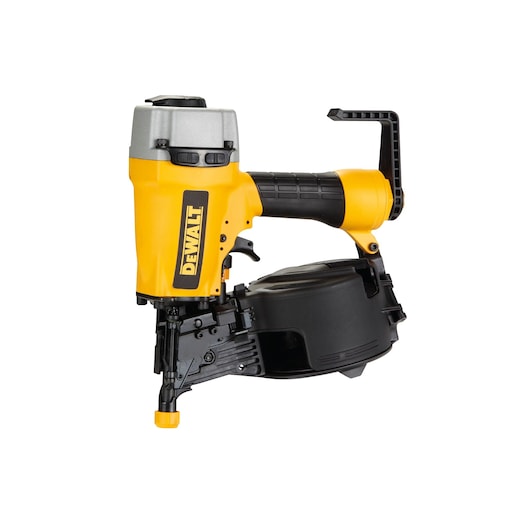 Pregador pneumático compacto Dewalt (DPN64C-XJ) com capacidade para 225 pregos.