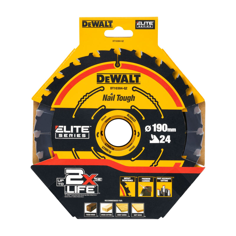 Dewalt (DT10304-QZ) EXTREME 190mm x 30mm 24T Circular Saw Blade