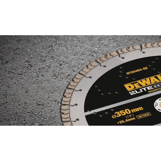 Dewalt (DT20464-QZ) ELITE SERIES Serra Multiuso Segmentada de 350 mm