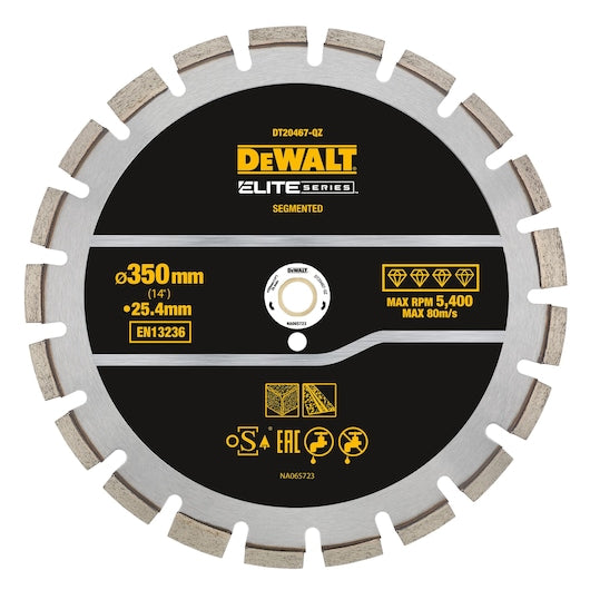 Dewalt (DT20467-QZ) SÉRIE ELITE 350mm Asfalto Segmentado