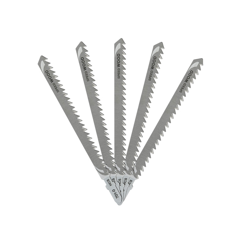 Dewalt (DT2051-QZ) 100mm T-Shank HCS Jigsaw Blade Wood (T301DL) (5 Pk)