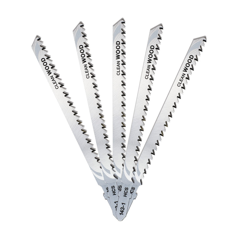 Dewalt (DT2052-QZ) 87mm T-Shank HCS Jigsaw Blade Wood (T301CD) (5 Pk)