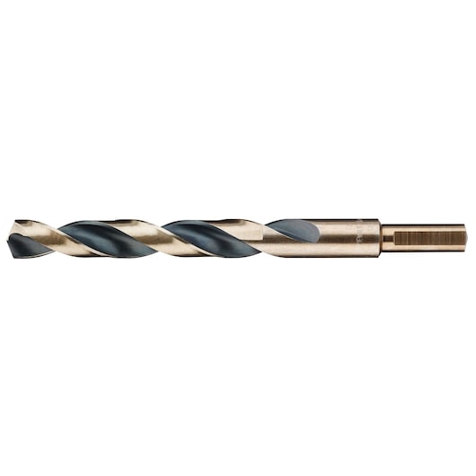Broca Dewalt (DT20536-QZ) PRETA E DOURADA de 13 mm em aço rápido (HSS)
