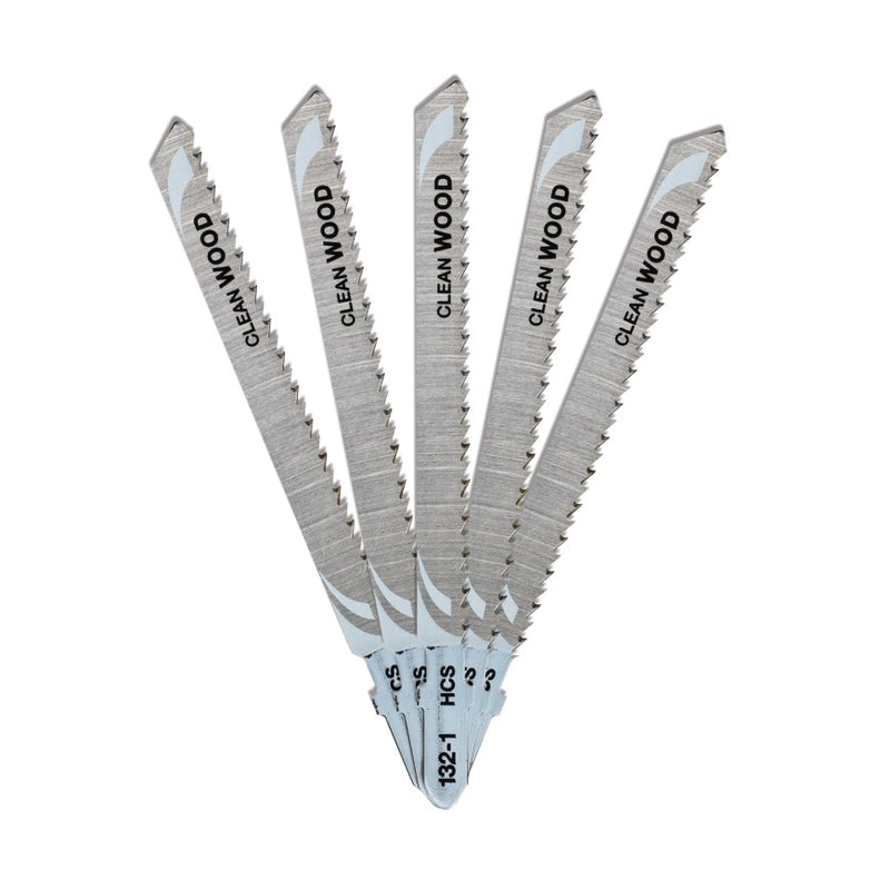 Hoja de sierra caladora para madera HCS con vástago en T de 73 mm Dewalt (DT2053-QZ) (T101BR) (paquete de 5)