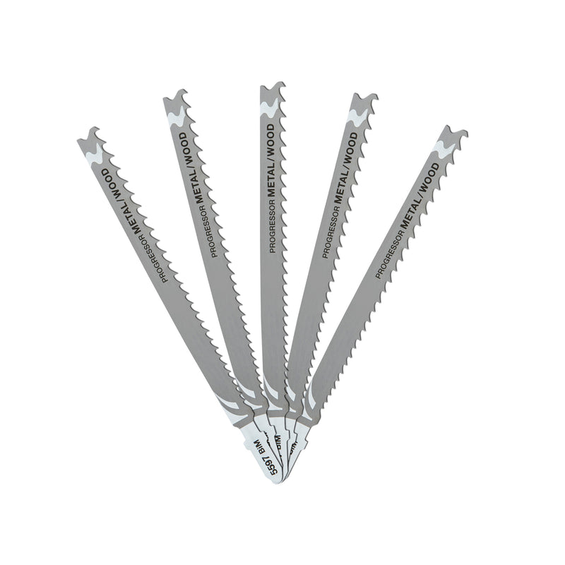 Dewalt (DT2059-QZ) EXTREME 101mm T-Shank Bi Metal Jigsaw Blade Wood & Metal (T345XF) (5 Pk)