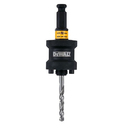 Serra copo Dewalt (DT20625-QZ) com adaptador de troca rápida de 32 a 210 mm e broca piloto HSS.