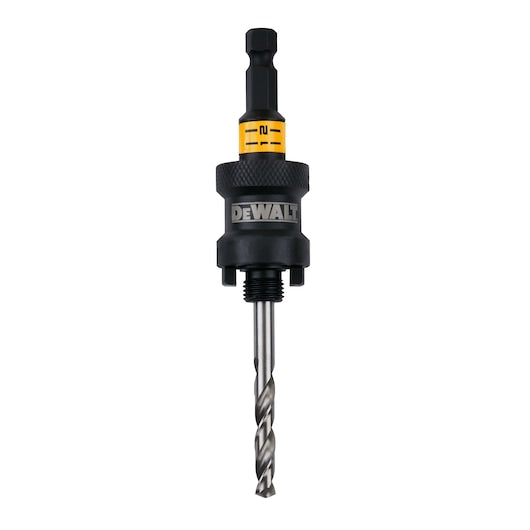 Serra copo Dewalt (DT20626-QZ) com adaptador de troca rápida de 32 a 210 mm e broca piloto HSS.