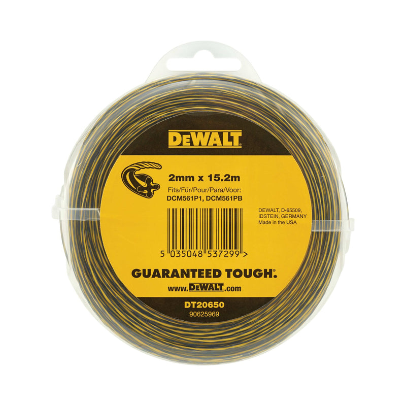 Linha de corte de linha Dewalt (DT20650-QZ) 2 mm x 15,2 m