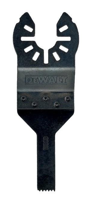 Lâmina oscilante de madeira bimetálica Dewalt (DT20706-QZ) de 10 mm x 43 mm com detalhes em madeira