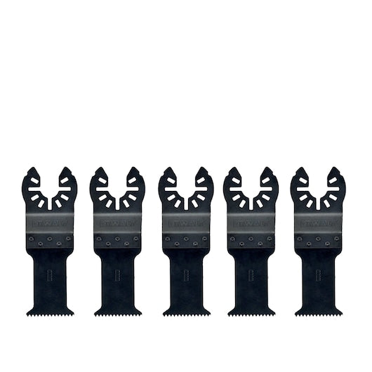 Lâmina oscilante bimetálica Fastcut para madeira Dewalt (DT20725-QZ) 43 mm x 30 mm (pacote com 5)