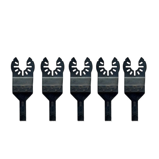 Lâmina oscilante bimetálica para detalhes em madeira Dewalt (DT20726-QZ) 10 mm x 43 mm (pacote com 5)
