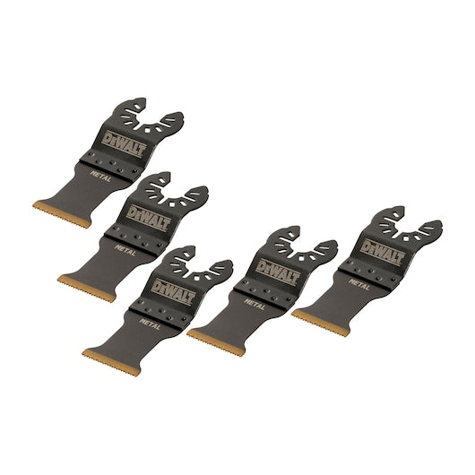 Lâmina oscilante Dewalt (DT20727-QZ) de titânio para madeira e metal, 31 mm x 43 mm (pacote com 5)