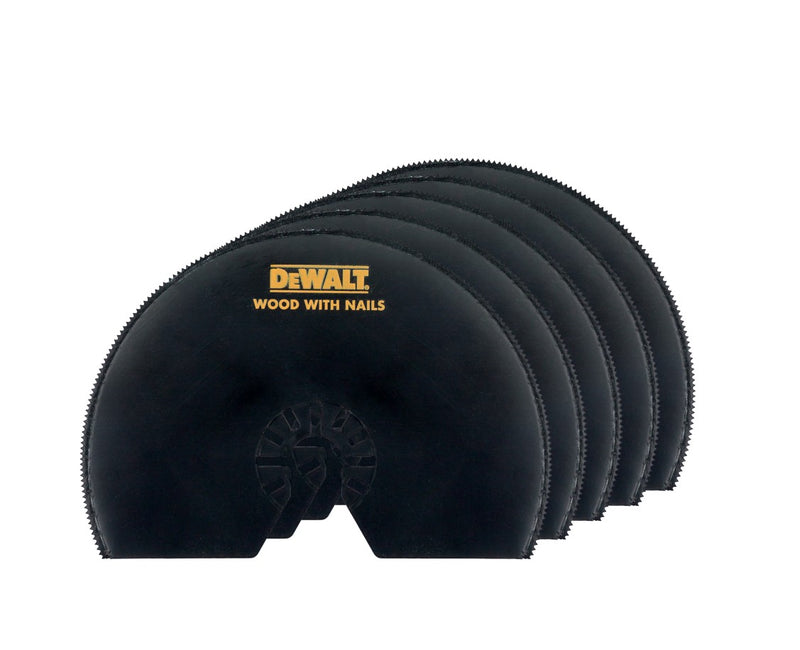 Lâmina de serra oscilante semicircular bimetálica Dewalt (DT20708-QZ) de 100 mm